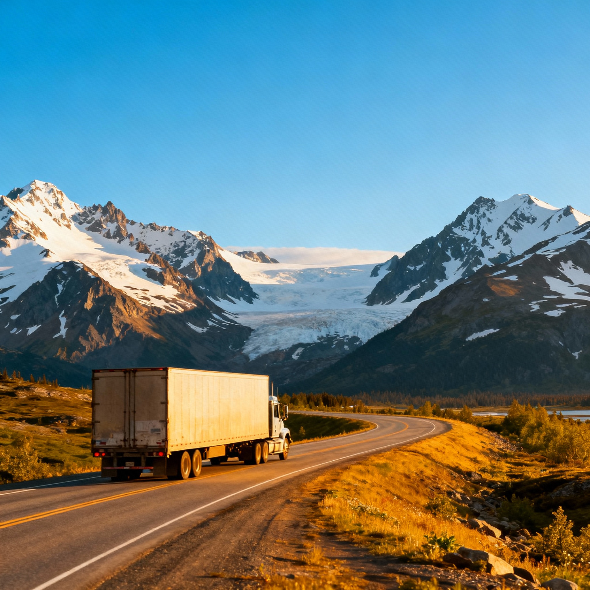 Winter moving truck and equipment